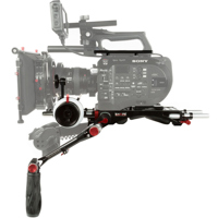 

Shape Shoulder Rig Bundle for Sony FS7 and FS7M2 Cameras, Includes V-Lock Quick-Release Baseplate, Telescopic Handle, Top Plate, 15mm Rod Bloc, 15mm Aluminum Rods (Pair, 4"), Follow Focus Pro
