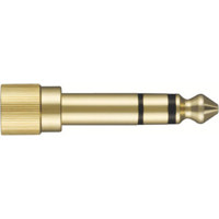 

Shure HPAQA1 Threaded 1/4" Replacement Adapter for SRH240, SRH440, SRH550DJ, SRH750DJ, SRH840 and SRH940 Headphones, Locking, Gold-Plated