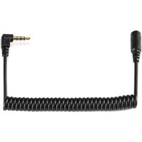 

Shape 3.5mm Right-Angle LANC Male to Straight Female Coiled Cable, 10-20"