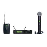

Shure Shure ULXS124/85-J1 Wireless Combo Microphone System, Includes ULXS4 Receiver, ULX1 & ULX2 Transmitter with SM58 Mic, WL-185 Mic, J1/554-590 MHz, Open Box