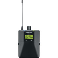 

Shure P3RA-H20 Professional Wireless Bodypack Receiver for PSM300 Monitor System, Band H20: 518.2-541.8 MHz