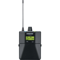 

Shure P3RA Professional Wireless Bodypack Receiver for PSM 300 Monitor System, J13:566-590MHz