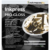 

Inkpress Pro Gloss Inkjet Photo Paper, 330gsm, 12mil, 95% Bright, 17"x100' Roll