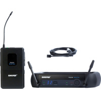 

Shure PGXD Digital Series Wireless Microphone System, Includes WL93 Lavalier Mic, Bodypack Transmitter, Receiver, Carrying Case, Lavalier Clip, Belt Clip
