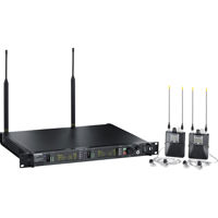 

Shure PSM 1000 Dual Channel Personal Monitor System, Includes P10T Full-Rack Wireless Transmitter, 2x P10R Wireless Diversity Bodypack Receiver and SE425 Clear Sound Isolating Earphones, J8A: 554-616MHz