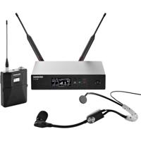 

Shure QLXD14/SM35 Headworn Wireless Microphone System, G50/470-534MHz, Includes QLXD1 Bodypack Transmitter, QLXD4 Receiver, SM35 Headset Condenser Mic