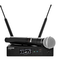 

Shure QLXD24 Wireless Microphone System, H50 534-598 MHz, Includes QLXD4 Digital Wireless Receiver, QLXD2 Handheld Transmitter, SM58 Cartridge