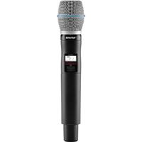 

Shure QLXD2 Handheld Wireless Microphone Transmitter with BETA87C Cartridge, G50 470-534MHz Frequency Range