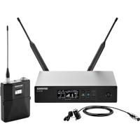 

Shure QLXD14/83 Lavalier Wireless Microphone System, G50/470-534MHz, Includes QLXD1 Bodypack Transmitter, QLXD4 Receiver, WL183 Lavalier Condenser Mic