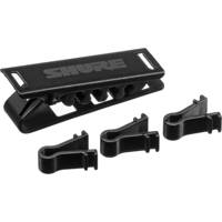 

Shure RPM150TC Multi Position Tie Clip for MX150 Subminiature Lavalier Microphone, Black, 3-Pack