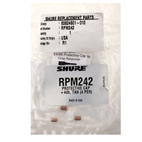 

Shure RPM242 +4 dB Replacement Protective Cap for WCE6T and WCB6T Microphones, 4 Pack, Tan