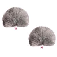 

Shure RPM40MWJ TwinPlex Rycote MiniWindjammer for TL Lavalier Microphones, Gray, 2-Pack
