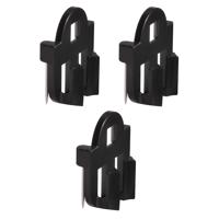 

Shure Vampire Sticky Mount for TwinPlex Lavalier Microphones, Black, 3-Pack