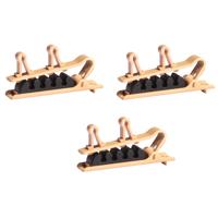 

Shure Dual Tie Clip for TwinPlex Lavalier Microphones, Tan, 3-Pack