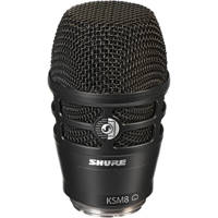 

Shure KSM8 Dualdyne Cardioid Dynamic Wireless Microphone Capsule for Handheld Transmitter, Black