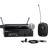 

Shure SLXD124/85 Single-Channel Digital Wireless Combo System with SM58 Microphone Capsule and WL185 Lavalier Microphone, G58: 470-514MHz