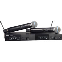 

Shure SLXD24D/B58 Dual-Channel Digital Wireless Vocal System with Beta 58 Microphone Capsule, H55: 514-558MHz