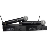 

Shure SLXD24D/SM58 Dual-Channel Digital Wireless Vocal System with SM58 Microphone Capsule, H55: 514-558MHz