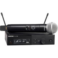 

Shure SLXD24/SM58 Single-Channel Digital Wireless Vocal System with SM58 Microphone Capsule, G58: 470-514MHz