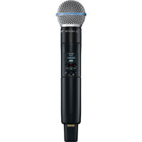 

Shure SLXD2/B58 Handheld Digital Wireless Transmitter with Beta 58 Microphone Capsule, H55: 514-558MHz