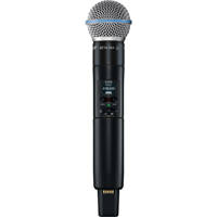 

Shure SLXD2/B58 Handheld Digital Wireless Transmitter with Beta 58 Microphone Capsule, J52: 558-602MHz and 614-616MHz