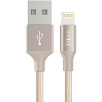 

Sanho Zikko 5' (1.5m) Smart LED Lightning USB Cable, Silver