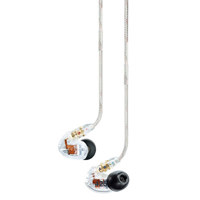 

Shure SE425 Isolating In-Ear Stereo Headphones with Dual High-Definition MicroDrivers, 3.5mm Plug with 1/4" Adapter, Clear