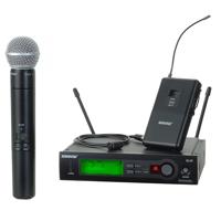 

Shure SLX124/85/SM58-J3 Combo Wireless Microphone Combo System, J3/472-596 MHz