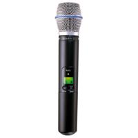 

Shure SLX2/BETA87C-G4 Handheld Wireless UHF Transmitter with Beta 87C Microphone, G4 Band (470-494 MHz)