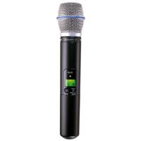 

Shure SLX2/BETA87C-J3 Handheld Wireless UHF Transmitter with Beta 87C Microphone, J3 Band (572-596MHz)