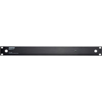

Shure UA844+V Antenna Distribution System without Cables (174 - 216MHz) for VHF QLX-D and ULX-D Receivers, Includes PS45 Power Supply, 2x 6' BNC Cables, 2x Bulkhead Adapters, 2x 22" BNC Cables