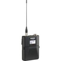 

Shure Shure ULXD1-L50 Wireless Bodypack Transmitter with TA4-M (4-Pin) Input Connection (L50 Band /632 to 696MHz)