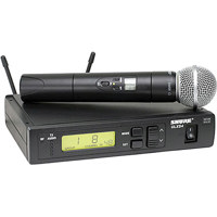

Shure ULXS24/58-J1 Wireless Handheld Microphone System (J1 / 554-590 MHz), Includes ULXS4 Receiver, ULX2 Transmitter, SM58 Capsule