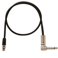 

Shure WA304 2' (0.60m) Right Angle Guitar Cable, 4-pin Mini Connector (TA4F) with Right-Angle 1/4" Connector for Wireless Bodypack Transmitters