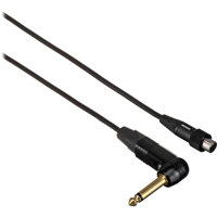 

Shure WA307 3' Premium Guitar Cable with Gold-Plated Right-Angle 1/4" and Locking TA4F Connector for GLX-D, ULX-D & QLX-D Transmitters