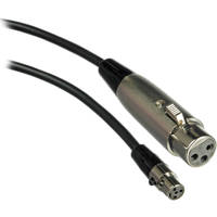 

Shure WA310 4' (1.21m) Microphone Adapter Cable with XLR-Female and 4-pin Mini Connector for Bodypack Transmitters