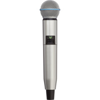

Shure WA723 Color Handle for GLXD with SM58/BETA58A Handheld Transmitter, Silver