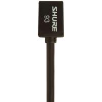 

Shure WL93 Omnidirectional Subminiature Lavalier Condenser Microphone with TA4F for Shure Bodypack Transmitters, 4' Cable, Black
