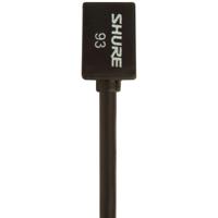 

Shure Shure WL93 Omnidirectional Subminiature Lavalier Condenser Microphone with TA4F for Shure Bodypack Transmitters, 4' Cable, Black