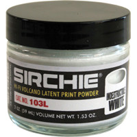 

Sirchie Indestructible White "Hi-Fi" Latent Print Powder, 2 oz/59ml