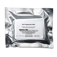

Sirchie 128L Rubber/Gel Latent Fingerprint Lifters, 3x4", 12/Pack, Black