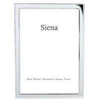 

Tizo Design Plain Narrow Border Collection 4x6" Frame - Silver Plated