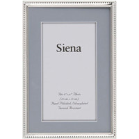 

Tizo Design Bead Narrow Border Collection 5x7" Frame - Silver Plated