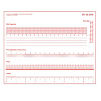 

Sirchie Typewriter Measurement Plate