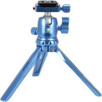 

Sirui 3T-15 3T Series Professional Tabletop Tripod with Two Position Legs & B-00 Ball Head, 11 lb Capacity, Blue