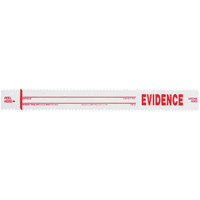 

Sirchie Red On White 0.75x7" EVIDENCE (Article) Strips, 100/Pack