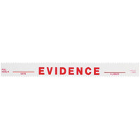 

Sirchie Red On White 0.75x7" EVIDENCE (Date & Number) Strips, 100/Pack