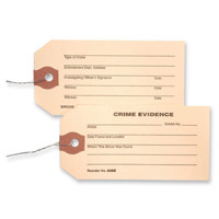 

Sirchie Pre-Printed Evidence Tag, 3.5x1.88", 100 Each