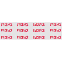 

Sirchie Box Sealing Evidence Tape, Red on Clear