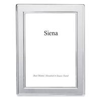 

Tizo Design Siena 1" Flat Plain Collection 4x6" Frame - Silver Plated